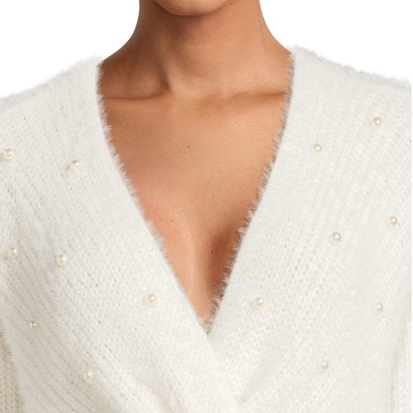 COPY - Crisscross Beaded Detail Sweater - Picture 5 of 6